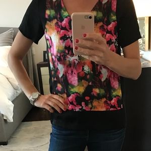 COPY - I.C.B Silk Top w/ Floral Print